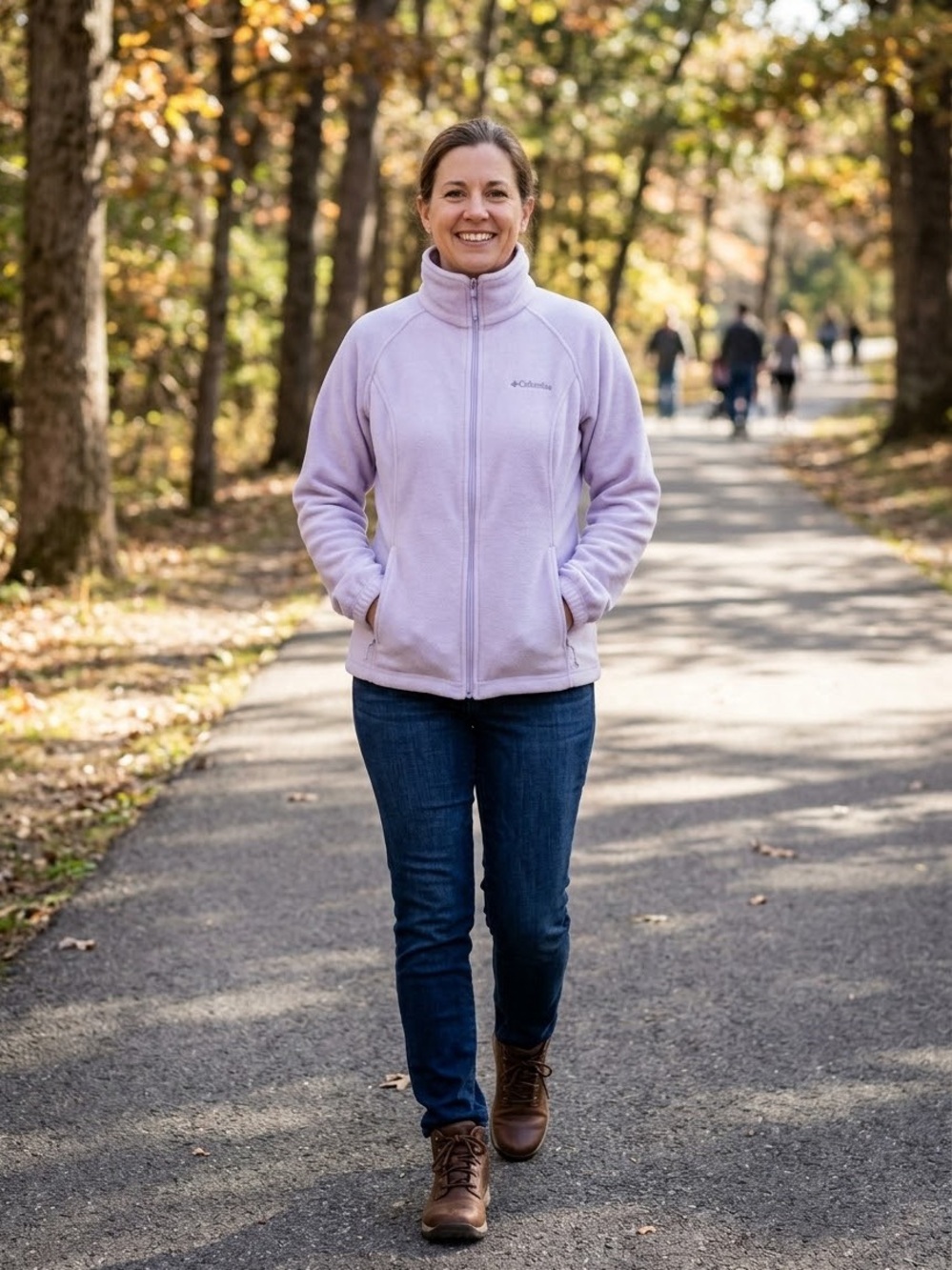 Women’s Columbia Benton Springs™ Full Zip Fleece Jacket Medium Light Lavender EU